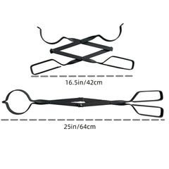 Fireplace Tong Metal Log Grabber Fire Pit Log Tools