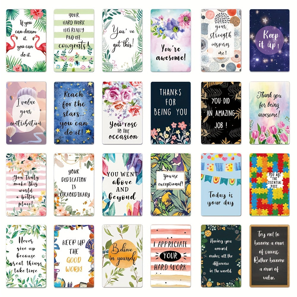 72pcs Lunch Box Notes Encouragement Cards 2 3in