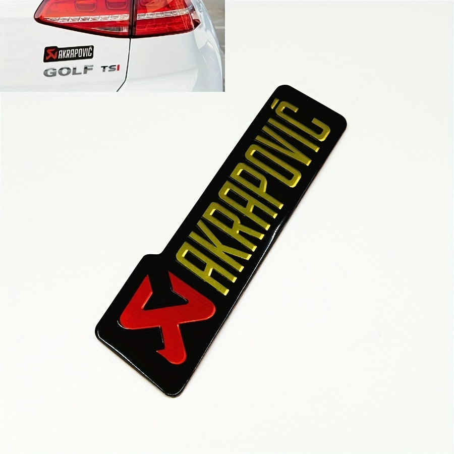 Waterproof Motorcycle Exhaust Pipe Sticker Decoration