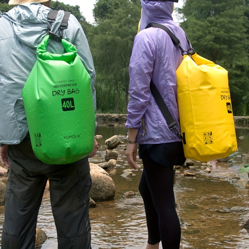 40L Waterproof Dry Storage Bag for Kayaking Boating Hiking Camping Fishing
