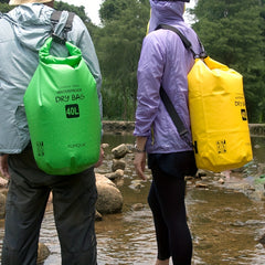 40L Waterproof Dry Storage Bag for Kayaking Boating Hiking Camping Fishing