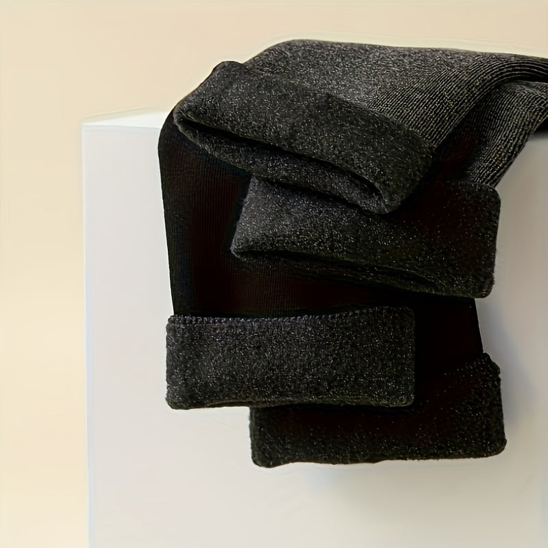 5 Pairs Men's Thick Velvet Winter Snow Socks