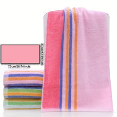 Soft Hand Towel Striped Face Towel Home Bathroom Travel Gym 12.99x28.74in