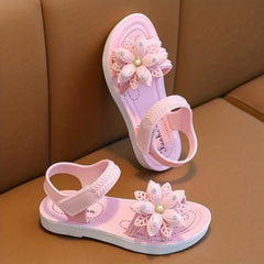 Girls Breathable Open Toe Sandals Lightweight Anti Slip Comfort Sandals