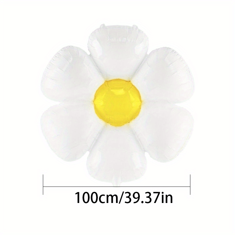 5pcs Small Daisy Aluminum Film Balloons - Party Decorations
