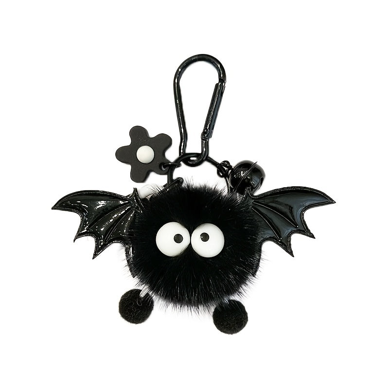 Little Devil Keychain Plush Doll Bat Keychain Halloween Accessories