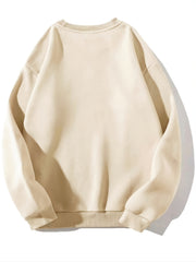 Frog & Mushroom Print Crew Neck Sweatshirt