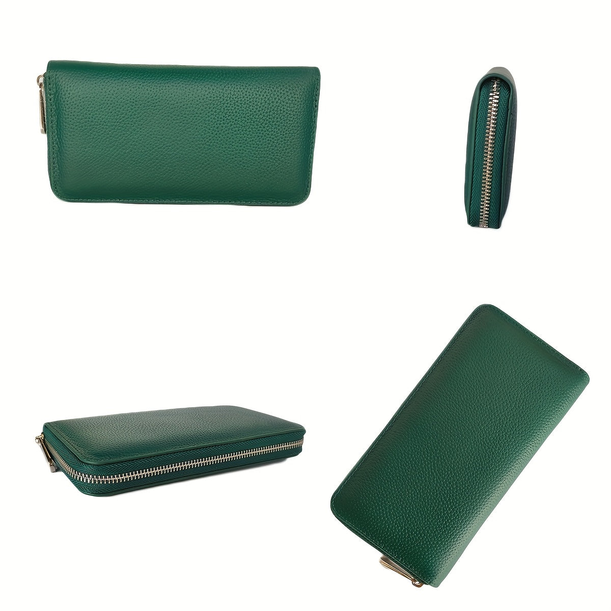 Lychee Texture Leather Long Women's Wallet 019