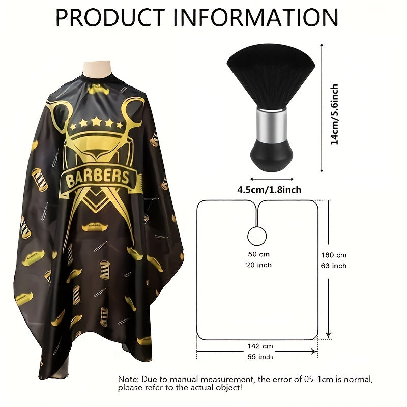 Barber Salon Hair Cutting Cape Hair Styling Apron Waterproof