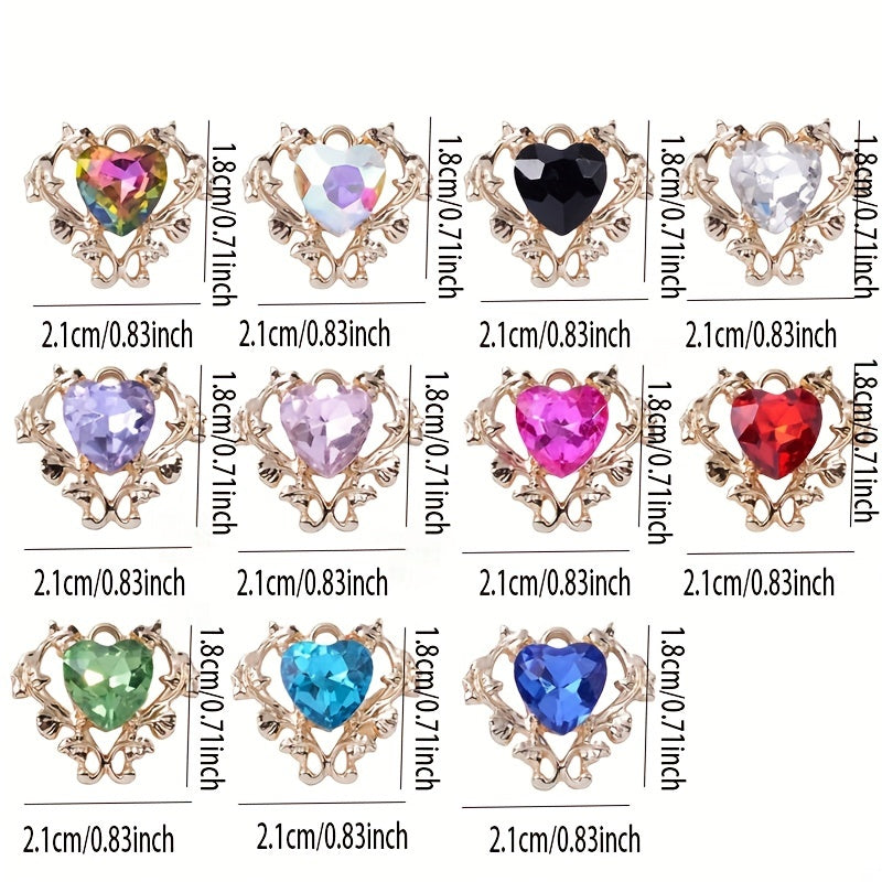 Multicolor Crystal Pendant Chain Pendant For Necklace