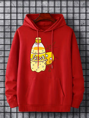 Lemon Juice Print Hoodie for Men