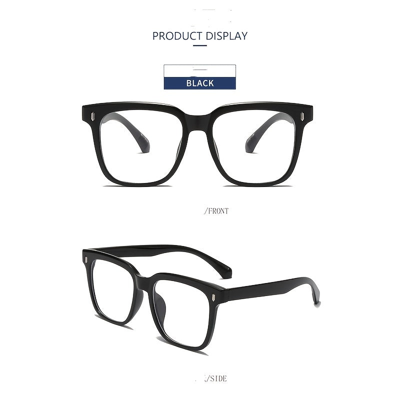 Anti Light Metal Hinge Glasses Frame Unisex Square Frame Glasses Frame