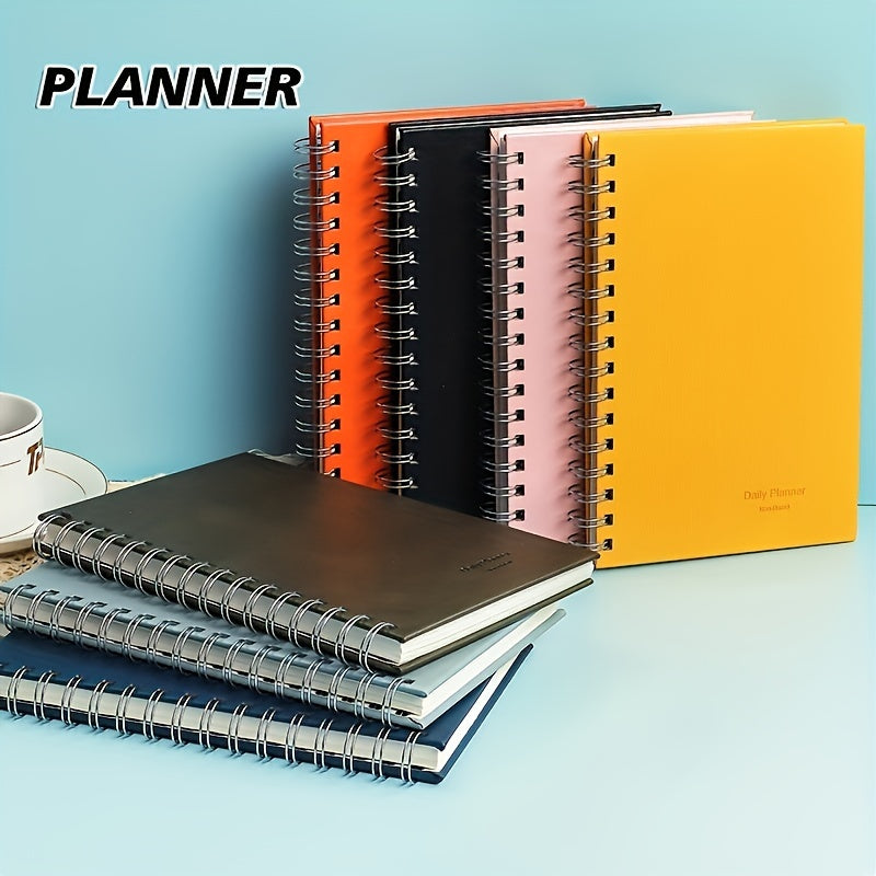 Retro Coil Notebook Thickened Classroom, Office Conference Notebook