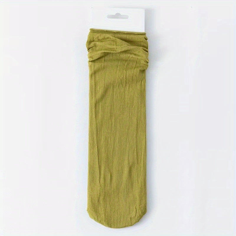 Summer Thin Casual Pile Socks for Women