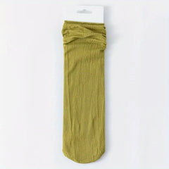 Summer Thin Casual Pile Socks for Women
