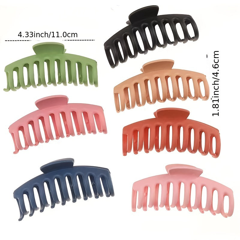 Large Matte Hair Claw Clips Strong Hold Hair Accessories for Women