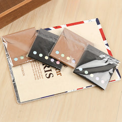 120sheets Cowhide Note Stickers Sticky Notes Memo Pad Set