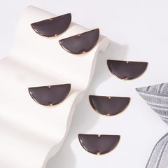 6pcs Double Holes Geometric Earrings Necklace Bracelet