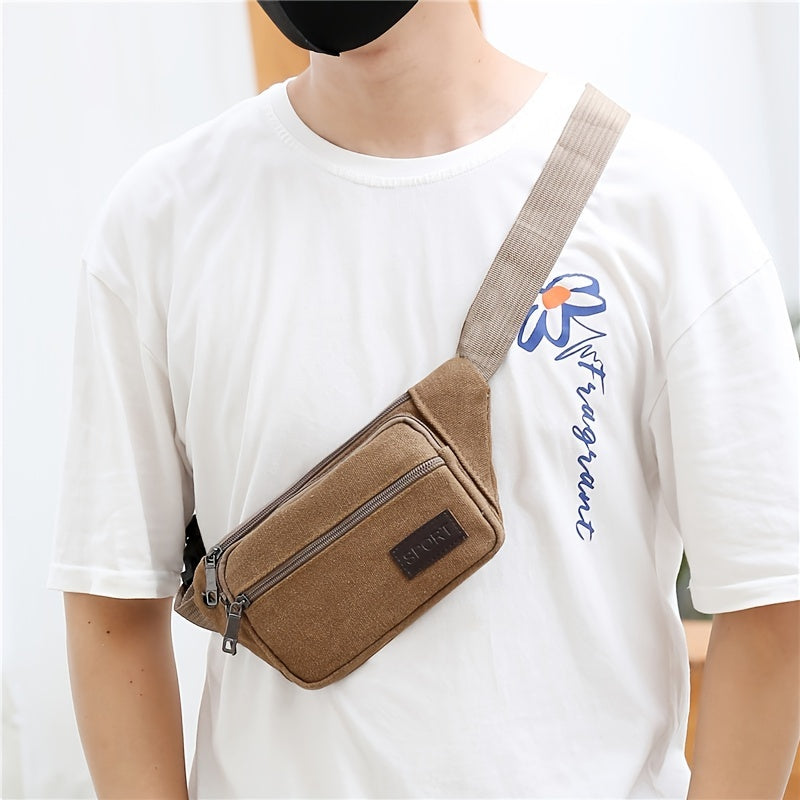 Canvas Waist Bag for Outdoor Adventures Unisex Fanny Pack