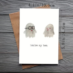You're My Boo Greeting Card For Him Her I Love You Birthday Anniversary