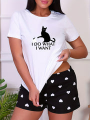 Women's Casual Crew Neck Sleep Top