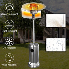 Patio Heater Reflector Shield 30" Height Heat Focusing Reflector
