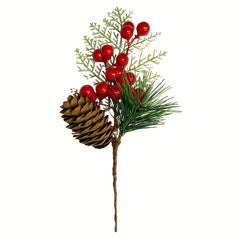 4pcs Christmas Tree Decorations Artificial Plant Branches For Home & Wedding
