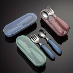 Stainless Steel Cutlery Set for Kids and Adults - Spoon, Fork, Milk Spoon