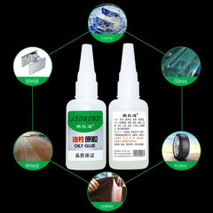 50g Transparent Instant Strong Glue for Wood Glass Metal Plastic