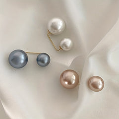 Women's Faux Pearl Brooch Pin for Coat Suit Buckle Pin