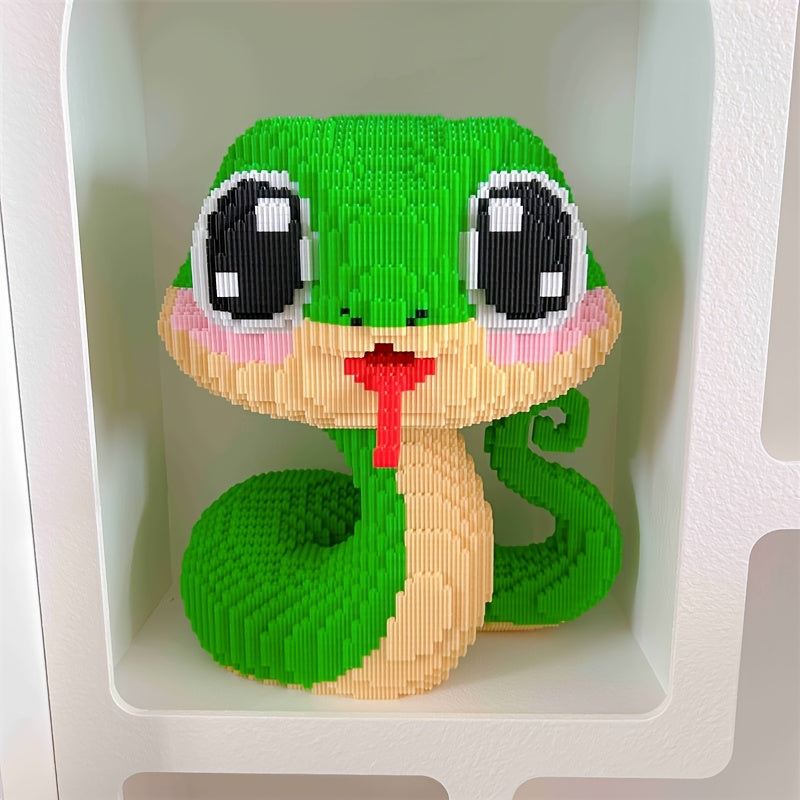 15000pcs Year of the Snake Animal Building Block Toy Set