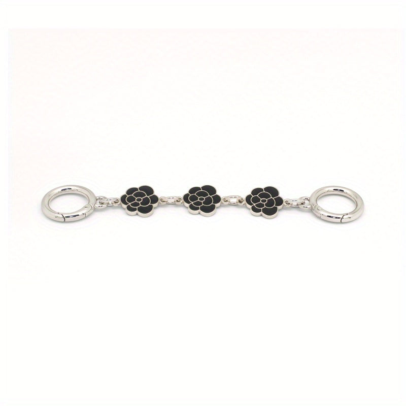 Camellia Flower Extension Chain Handbag Strap Extender