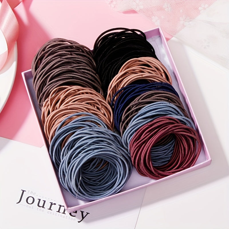 50pcs Colorful Elastic Hair Bands Women Headband Hair Accessories