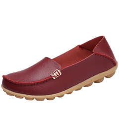Soft & Comfortable Peas Shoes Lightweight Moccasin Penny Loafer Women's Footwear