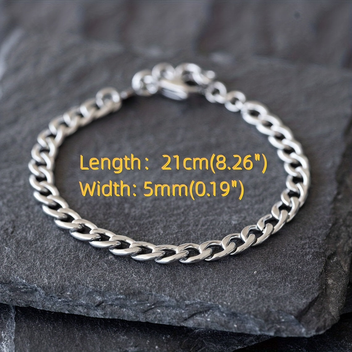 Stylish Cuban Bracelets for Grandson - Thoughtful Birthday Gift