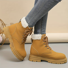 Women's Non slip Medium Top Thickened Motorcycle Boots