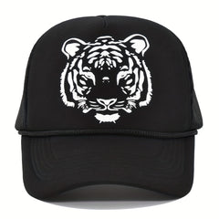Men's Tiger Graphic Mesh Baseball Cap