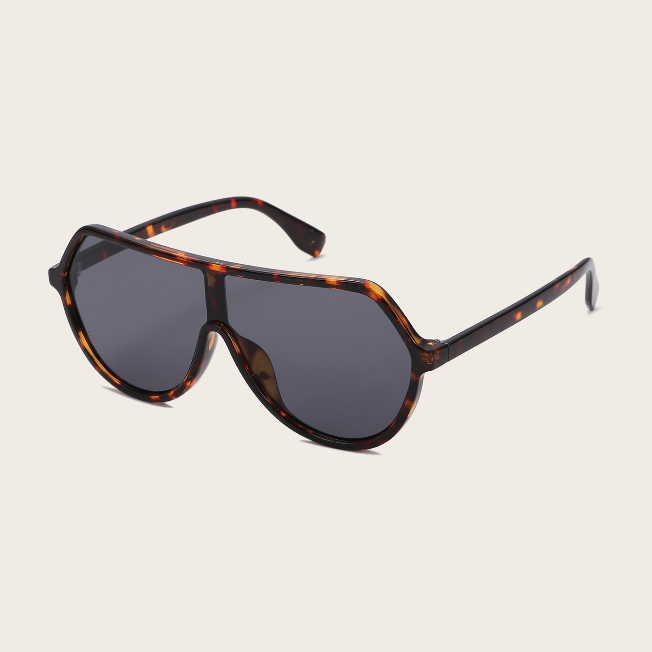 Vintage Square Polarized Sunglasses Classic Large Metal Glasses Unisex