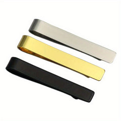 Men's Tie Clip And Brooch Set Stainless Steel Accessories