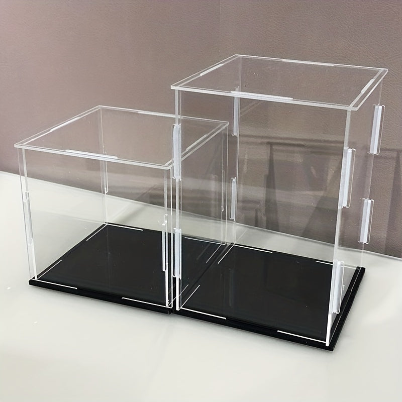 Square Display Box Castle Building Block Blind Box Clay Plastic Box