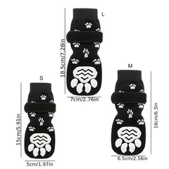 Non Slip Outdoor Socks 4pcs For Dog & Cat