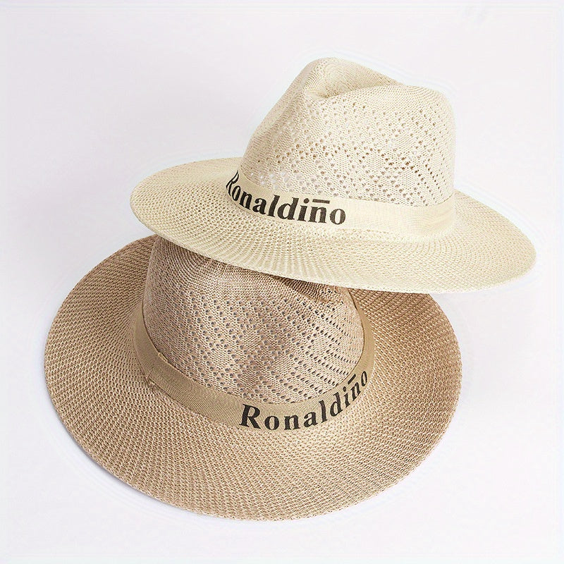 Men's Cowboy Hat Foldable Sun Hat Bowler Hat