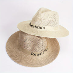 Men's Cowboy Hat Foldable Sun Hat Bowler Hat