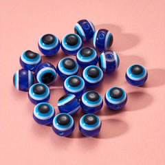 10pcs Devil's Eye Beads for DIY Earrings Bracelet Necklace