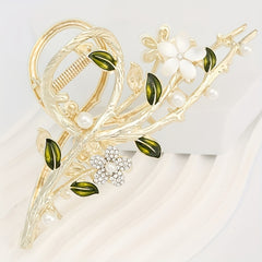 Large Flower Hair Claw Back Head Clip Hair Accessories
