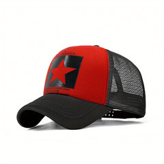 Pentagram Pattern Mesh Baseball Cap