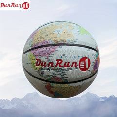 Standard No 7 Basketball PU Material Map Pattern Basketball