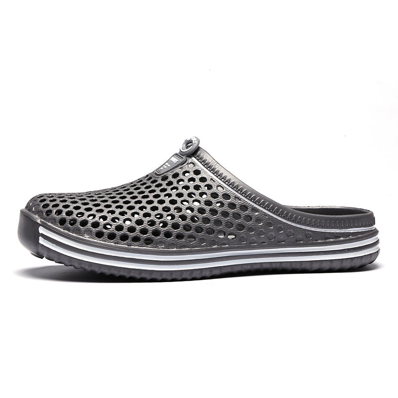 Solid Closed Toe Slides Casual Slippers Women's