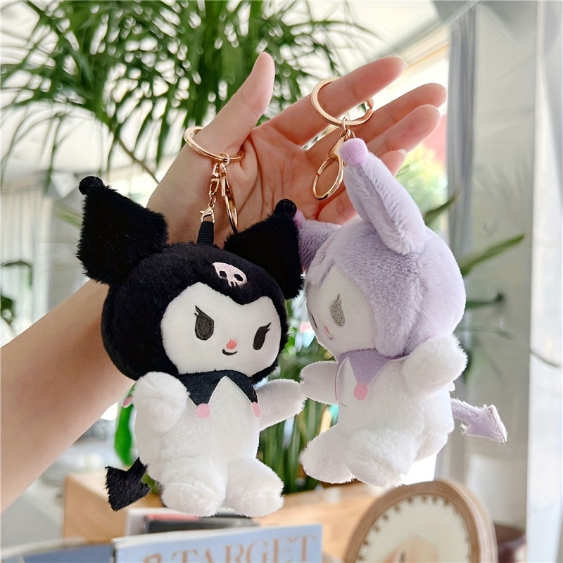 Devil Plush Keychain Stuffed Cartoon Doll Kids Bag Pendant Halloween Decor