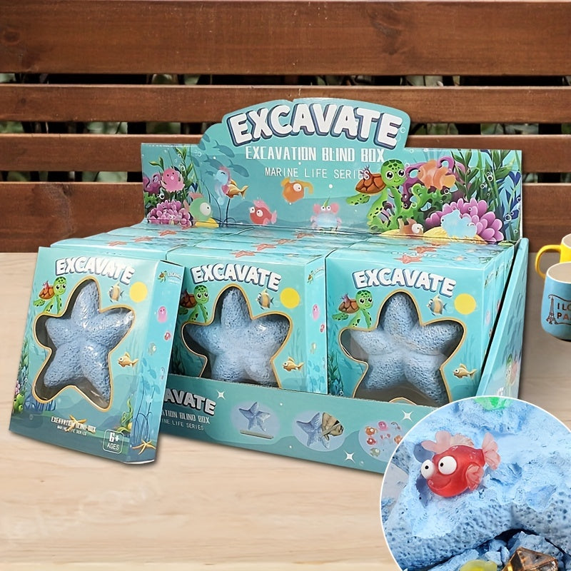 Science Archaeological Digging Starfish Marine Life Toy